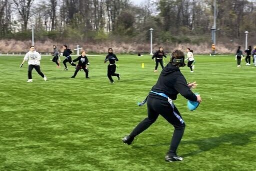 The Staten Island women's flag football team train in New York