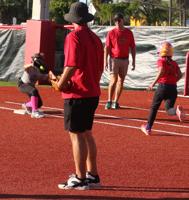 GIVING THEIR ALL: C Division All-Stars show off skills during best two-of-three series