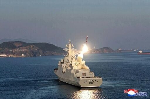 North Korea unveiled the 5,000-ton destroyer-class warship Choe Hyon in April