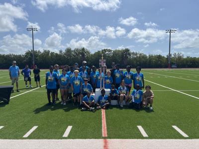 Gerald Adams fifth grade track team